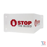 True Rescue Transforming STB Wall Sign Bleeding Control Sign Light Gray