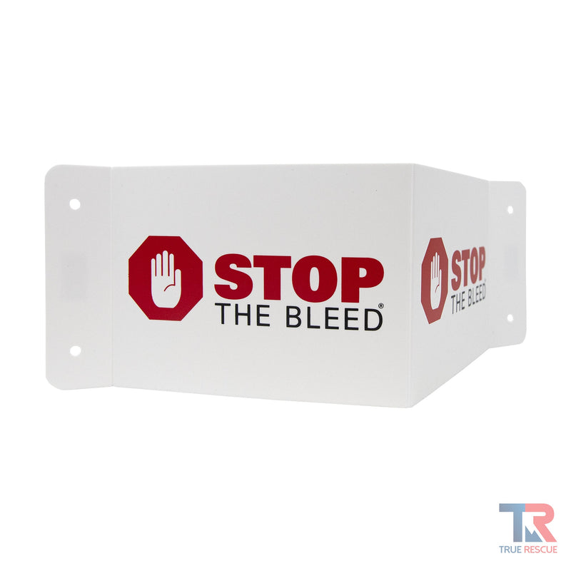 True Rescue Transforming STB Wall Sign Bleeding Control Sign Light Gray