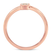 Bids.com 14K Rose Gold Plated .925 Sterling Silver 1/20 Carat Diamond Square Cushion-Shaped Miracle Set Petite Fashion Promise Ring (J-K Color, I1-I2 Clarity) - Size 6 Rings White Smoke 8 / Rose.Sterling Silver,7 / Rose.Sterling Silver,6 / Rose.Sterling Silver