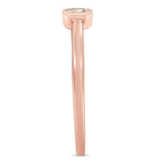 Bids.com 14K Rose Gold Plated .925 Sterling Silver 1/20 Carat Diamond Square Cushion-Shaped Miracle Set Petite Fashion Promise Ring (J-K Color, I1-I2 Clarity) - Size 6 Rings White Smoke 8 / Rose.Sterling Silver,7 / Rose.Sterling Silver,6 / Rose.Sterling Silver