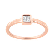 Bids.com 14K Rose Gold Plated .925 Sterling Silver 1/20 cttw Miracle Set Diamond Promise Ring (J-K Color, I1-I2 Clarity) - Size 6 Rings White Smoke 8 / Rose.Sterling Silver,7 / Rose.Sterling Silver,6 / Rose.Sterling Silver