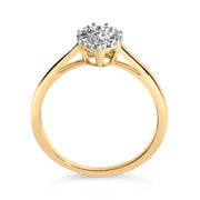 Bids.com 10K Yellow Gold 1/10 Cttw Diamond Heart and Halo Promise Ring Rings White Smoke 7 / Yellow.Gold,6 / Yellow.Gold,8 / Yellow.Gold,9 / Yellow.Gold,5 / Yellow.Gold,5.5 / Yellow.Gold,6.5 / Yellow.Gold,7.5 / Yellow.Gold,8.5 / Yellow.Gold,9.5 / Yellow.Gold
