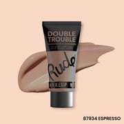 Rude Cosmetics Double Trouble Foundation and Concealer Foundation Peach Puff Espresso 20
