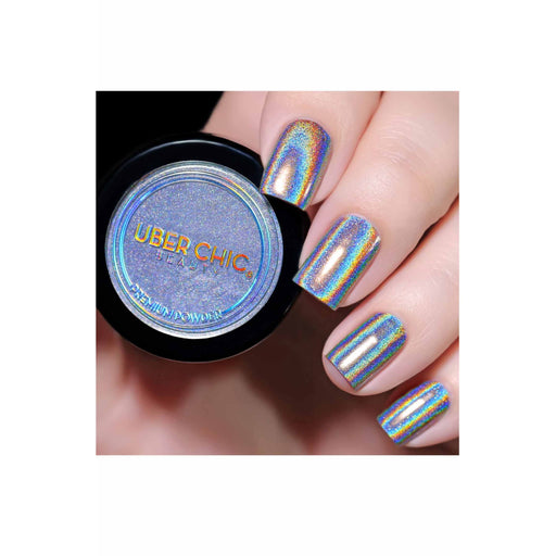 UberChic Beauty Holographic Powder (20 Micron) Powder Dark Gray