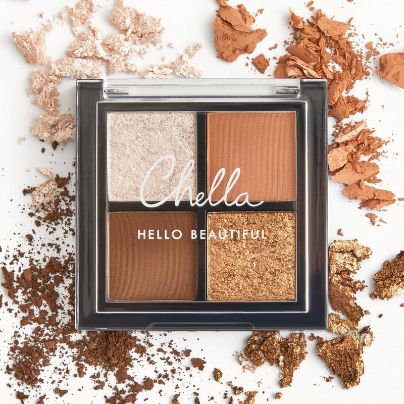 Chella mini la vie neutral eyeshadow palette Brow & Eye White Smoke