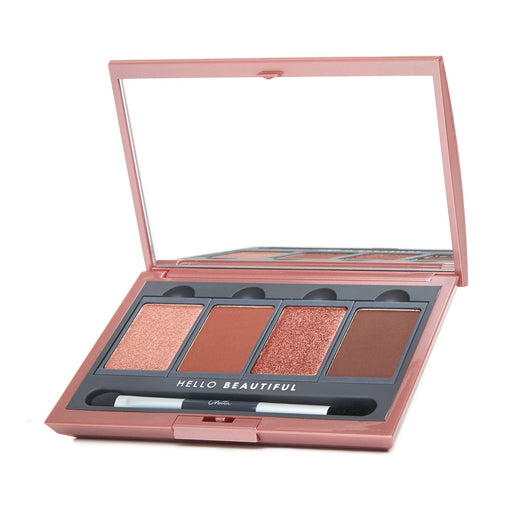Chella chella + velabeauty blushing rose eyeshadow palette Brow & Eye White Smoke
