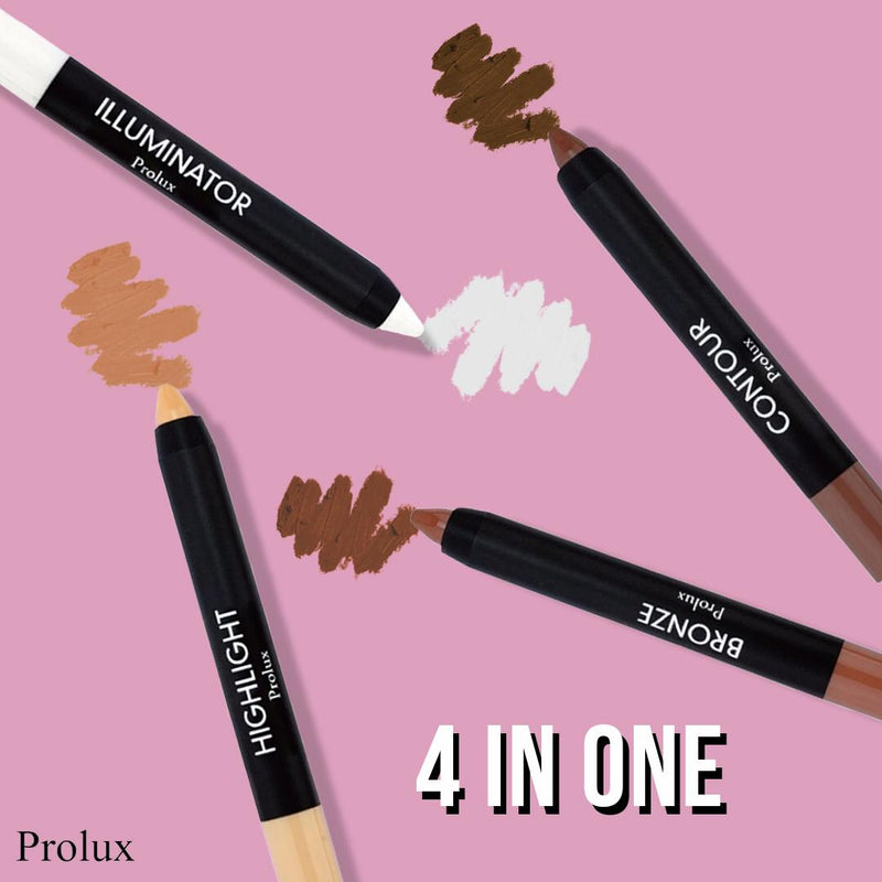 Prolux Cosmetics Face Sculpting Pencil Set Plum