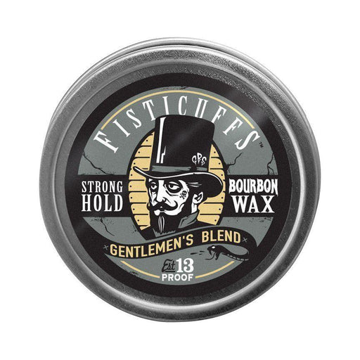 Grave Before Shave Fisticuffs™ Gentlemen's Blend Strong Hold Mustache Wax 1 OZ. Tin Mustache Wax Dark Slate Gray
