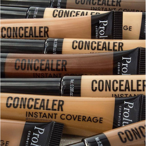 Prolux Cosmetics Instant Coverage Concealer concealer Dark Slate Gray 1 Frost,2 Vanilla,3 Chai,4 Taffy,5 Golden Beige,6 Wheat,7 Honey,8 Pebble,9 Warm Sienna,10 Brown Sugar,11 Cinnamon,12 Hazelnut,13 Deep Rum,14 Deep Mocha,15 Deep Ebony,16 Deep Chocolate