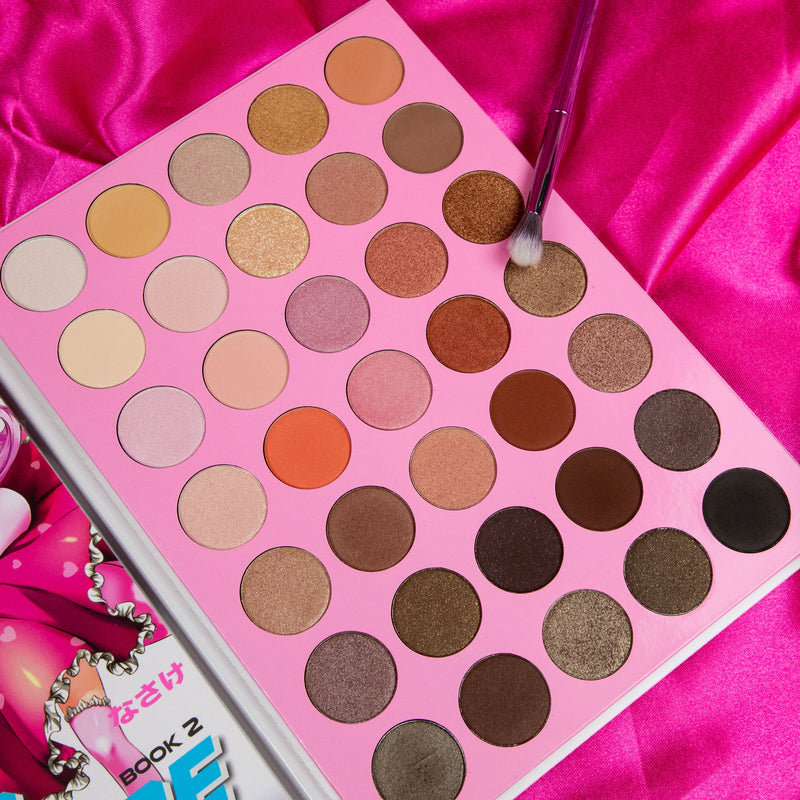 Rude Cosmetics Manga Anime Makeup 35 Eyeshadow Palette Book 2 Eyeshadow Palettes Plum Manga Anime