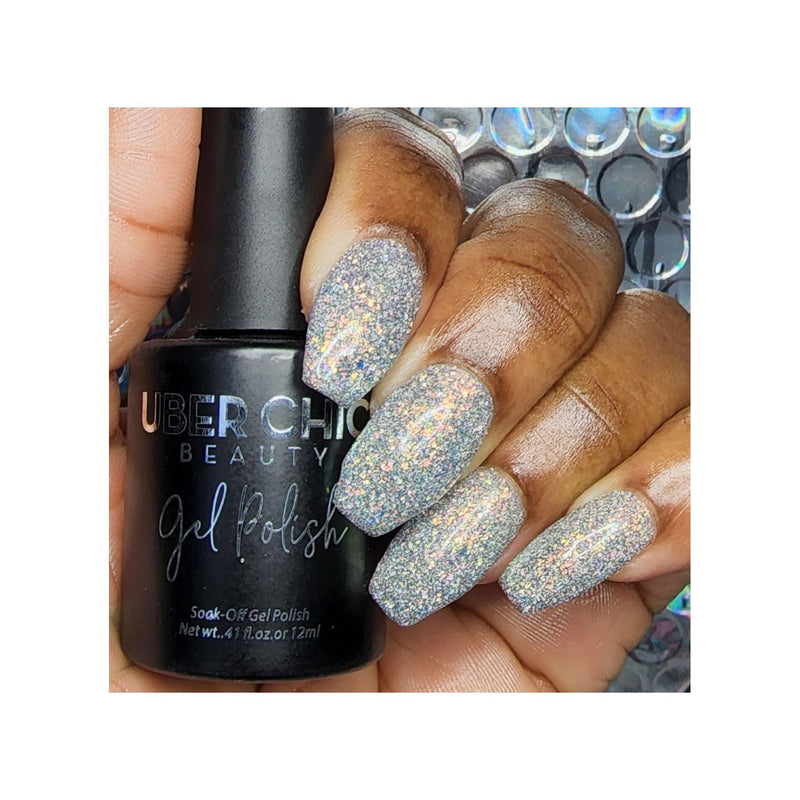 UberChic Beauty Happy As A Hummingbird - Iridescent Reflective Gel Polish Gel Polish Dim Gray