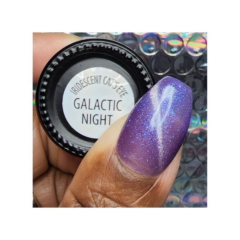 UberChic Beauty Galactic Night - Cats Eye Iridescent Gel Polish Gel Polish Dark Slate Gray