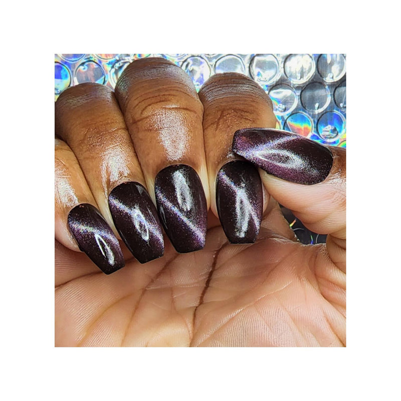 UberChic Beauty Her Majesty - Holo Cats Eye Gel Polish Gel Polish Rosy Brown