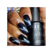 UberChic Beauty Sapphire Moon- Holo Cats Eye Gel Polish Gel Polish Dark Slate Gray