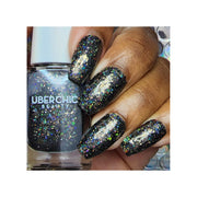 UberChic Beauty Midnight Howl - Holographic Polish Regular Polish Dark Slate Gray