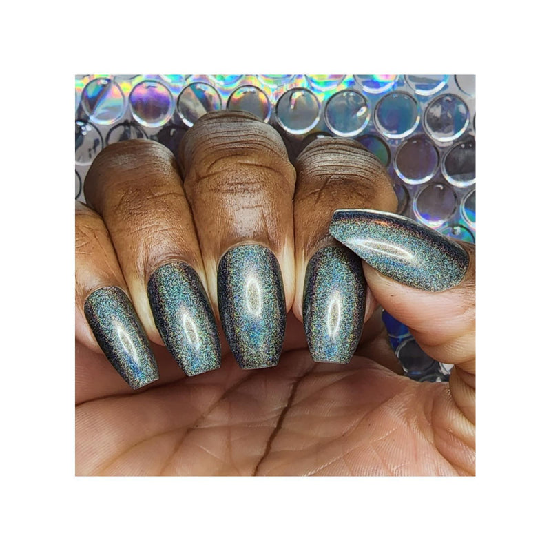 UberChic Beauty No Full Moon Required - Holographic Polish Regular Polish Dim Gray