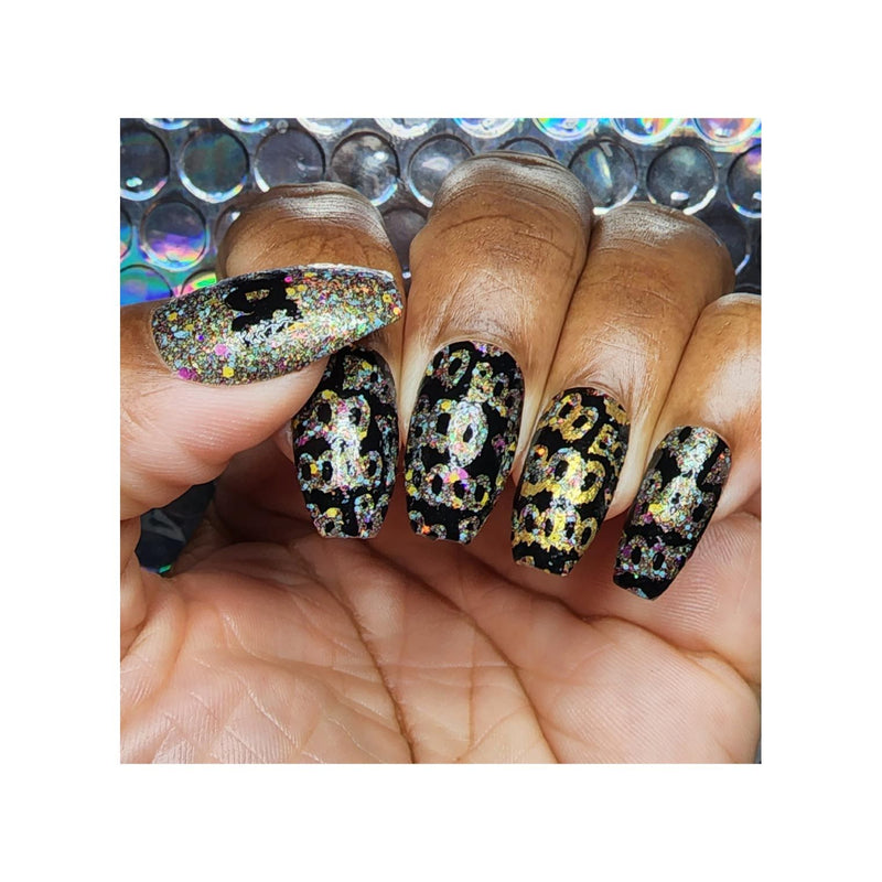 UberChic Beauty Halloween-08 Stamping Plate Rosy Brown