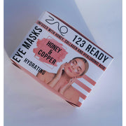 ZAQ Skin & Body 123 Ready HONEY & COPPER HYDRATING GEL EYE PATCHES Dark Gray 1 Pair,5 Pair,Retail Box - 9 Packs (45 Pairs)