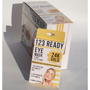 ZAQ Skin & Body 123 Ready 24K GOLD LIFT & FIRM GEL EYE PATCHES Gray Retail Box - 10 Packs ( 50 Pairs)