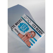 ZAQ Skin & Body 123 Ready ICE BLUE ENERGIZE GEL EYE PATCHES Gray 1 Pair,5 Pair,9 Pair