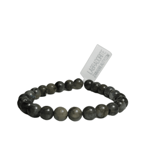 ZAQ Skin & Body Labradorite Bracelet - Relief Dark Slate Gray 6mm,8mm,10mm