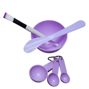 ZAQ Skin & Body Mixing Bowl Set Medium Purple Pink,Purple