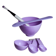 ZAQ Skin & Body Mixing Bowl Set Medium Purple Pink,Purple