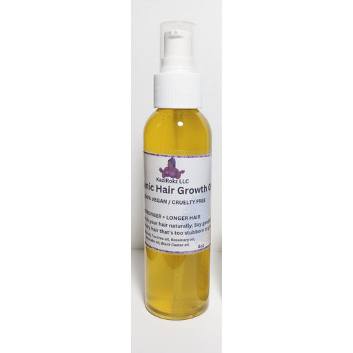 KaziRokz Organic Hair Growth Oil (100% Vegan / Cruelty Free) Light Gray