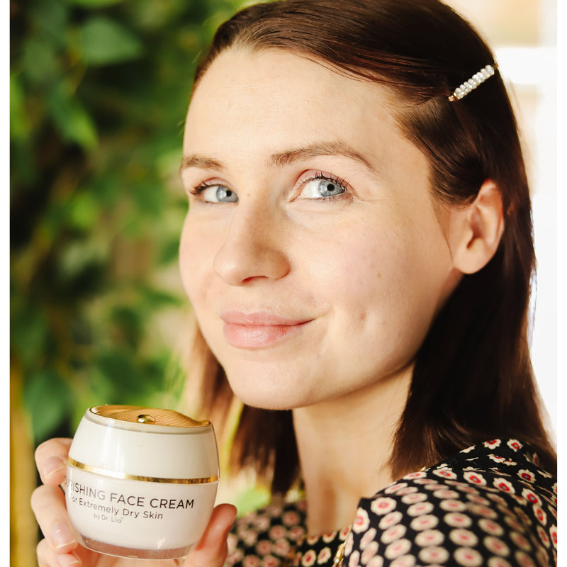 EpiLynx Super Nourishing Calming Face Cream for Extremely Dry & Sensitive Skin – Vegan & Hypoallergenic Face Creams Peach Puff
