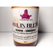KaziRokz All In Blend Shampoo & Condition 100% Vegan / Cruelty Free 8oz Light Gray