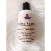 KaziRokz Advance Skin Therapy / Eczema Treatment Butter Cream Body Lotion 8oz.(100% vegan / cruelty free) Light Gray Banana Oatmeal