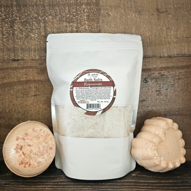 Soaplicity Rejuvenate Bath Salts Bath Salts Dim Gray