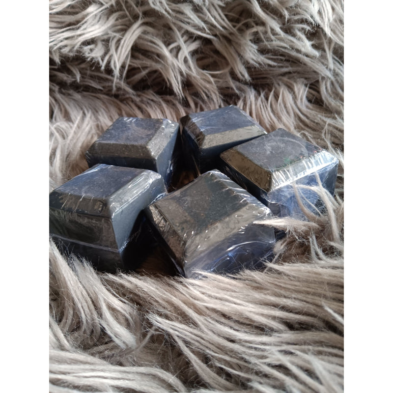 KaziRokz No Face No Case Activated Charcoal and Oatmeal exfoliating+moisturizer Head to Toe soap bar! (100% Vegan / CrueltyFree) Dim Gray