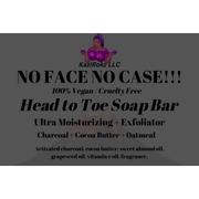 KaziRokz No Face No Case Activated Charcoal and Oatmeal exfoliating+moisturizer Head to Toe soap bar! (100% Vegan / CrueltyFree) Dark Slate Gray