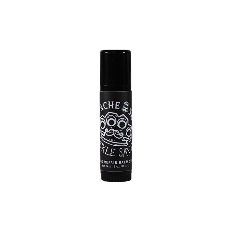 Stache Salt Moustache Wax Kunckle Saver Hand Repair Balm Hand Balm Black