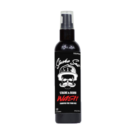 Stache Salt Moustache Wax 'Stache Wash Shampoo Gray