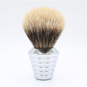 Gotham Gotham Pasteur Exclusive FI25-MT55 Finest Badger Shaving Brush Shaving Brush White Smoke