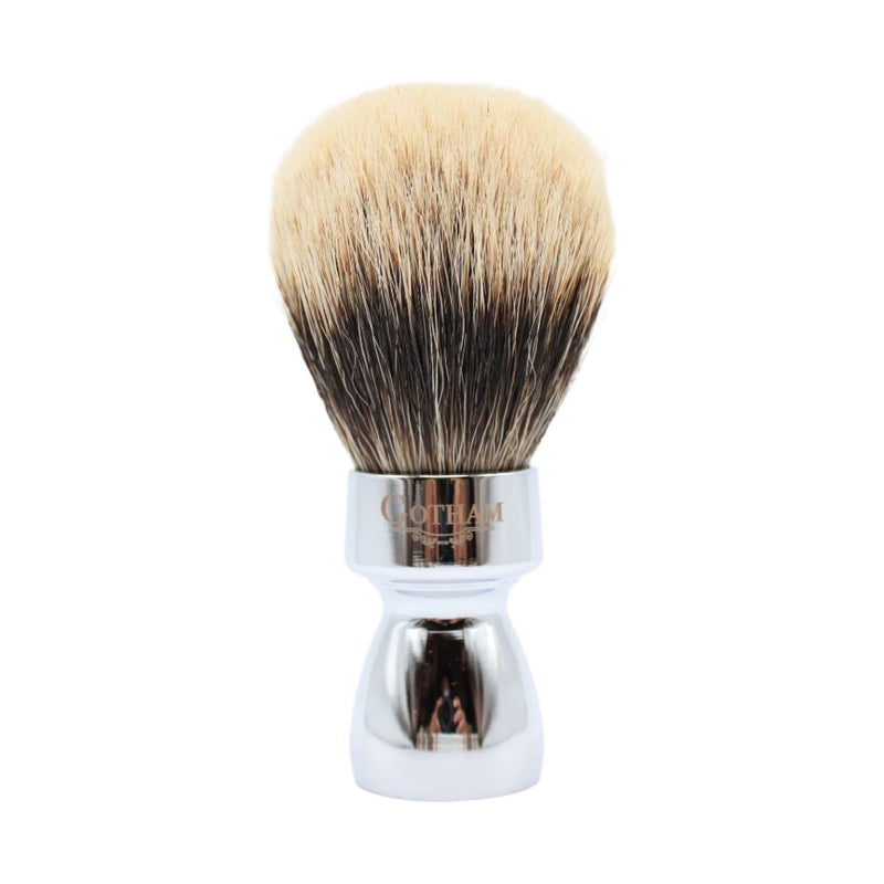 Gotham Gotham Pasteur Exclusive FI25-MT46 Finest Badger Shaving Brush Shaving Brush Light Gray