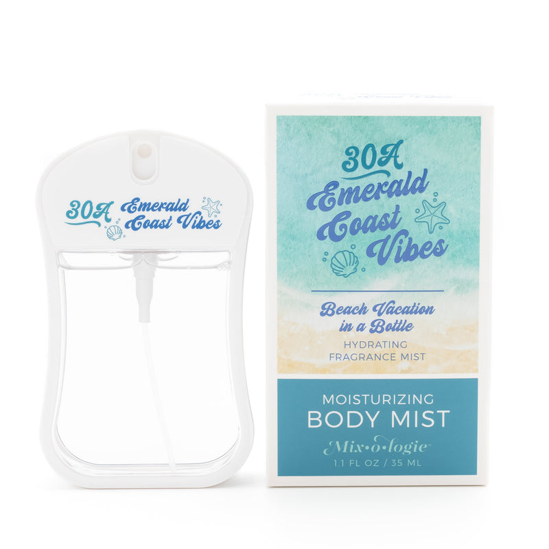 MIXOLOGIE Mixologie 30A Emerald Coast Vibes Collection Destination White Smoke Moisturizing Body Mist