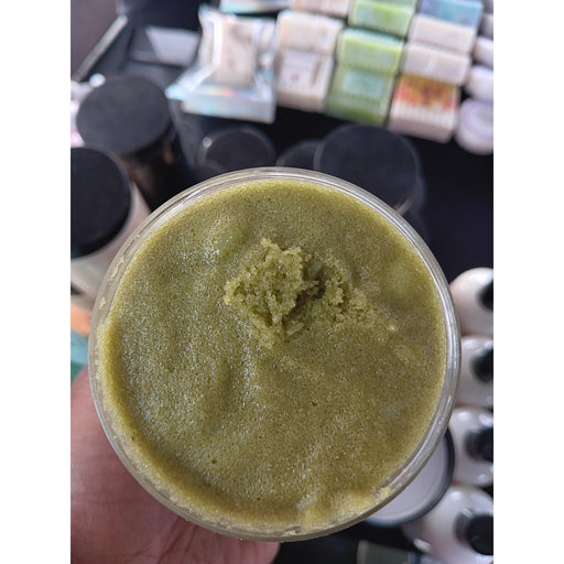 KaziRokz Matcha Green Tea Hemp Foaming Body Scrub 8oz (100% Vegan / Cruelty Free) Dim Gray 8oz