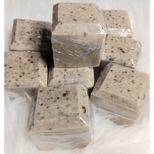 KaziRokz MAX SKIN PROTECTOR! 100% Vegan/ Cruelty Free. Ginger, Oatmeal, and Matcha Green Tea  antibacterial Soap Bar. What's HOT! Dark Gray