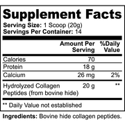 Goiteia Goiteia Grass-Fed Hydrolyzed Collagen Peptides  9.88 Oz (280g) Proteins & Blends White Smoke