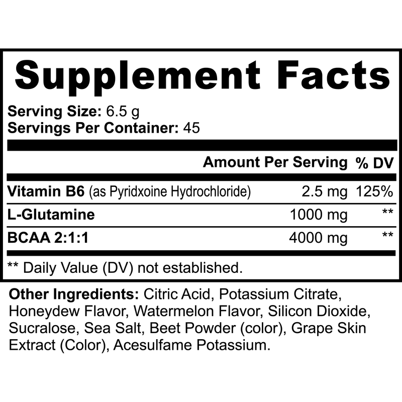 Goiteia Goiteia BCAA Post Workout Powder (Honeydew/Watermelon) 0.64lb (292g) Amino Acids & Blends White Smoke