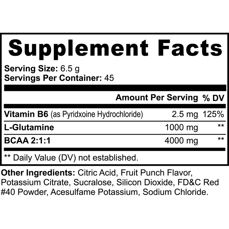 Goiteia Goiteia BCAA Shock Powder (Fruit Punch) 0.64lb (292g) Amino Acids & Blends White Smoke