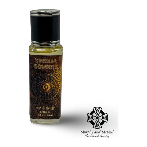 Murphy and McNeil Vernal Equinox Beard Oil - by Murphy and McNeil/Black Mountain Shaving Beard Oil Light Gray
