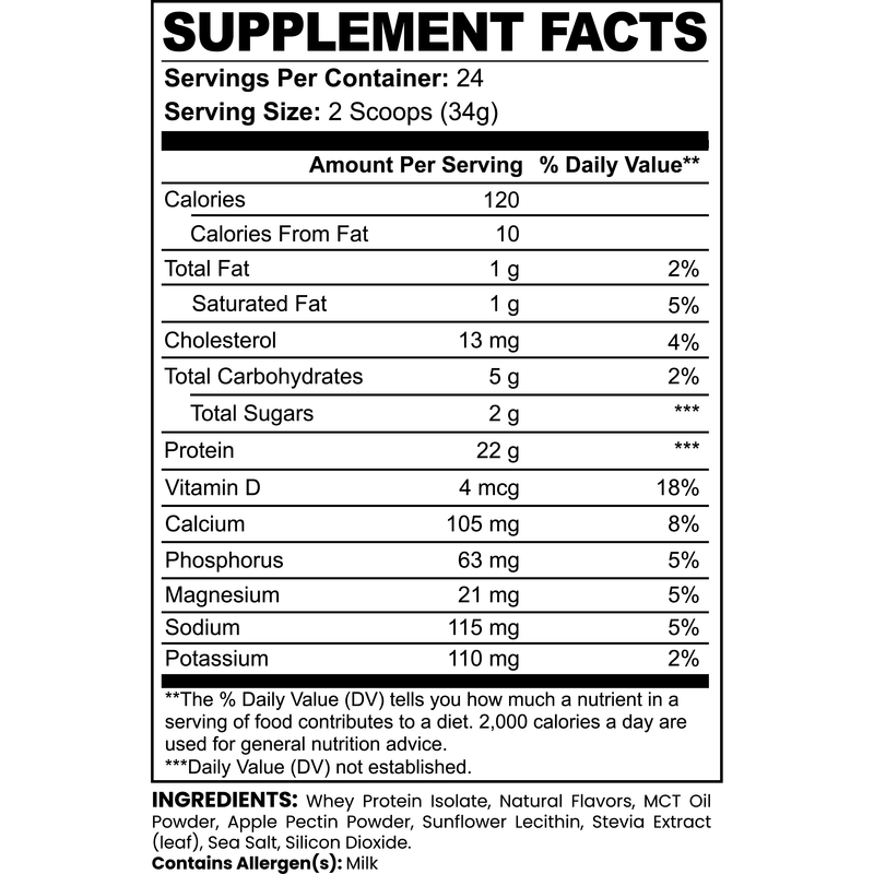 Goiteia Goiteia Advanced 100% Whey Protein Isolate (Vanilla) 28.40 oz./805g Proteins & Blends White Smoke
