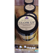 KaziRokz GLOW UP Aloe Turmeric Brightenig Facial Scrub (100% Veganl /Cruelty Free)4oz Dim Gray