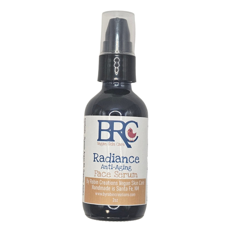 By Robin Creations Radiance Hyaluronic Acid Plumping Facial Serum Lotion & Moisturizer Dark Slate Gray 2 oz Glass Bottle / Original (blend of face-loving essential oils),2 oz Glass Bottle / Unscented