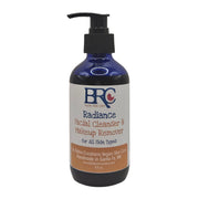By Robin Creations Radiance Facial Cleanser & Makeup Remover Pads for All Skin Types White Smoke 8oz Liquid in a Glass Pump Bottle Only (No Pads)