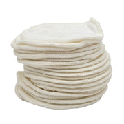 By Robin Creations Radiance Facial Cleanser & Makeup Remover Pads for All Skin Types White Smoke 20 Washable Organic Cotton Pads Only (No Liquid)